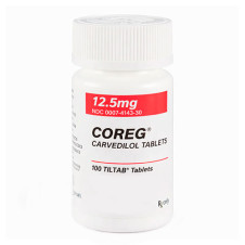 Coreg 3.125/6.25/12.5/25 mg compresse